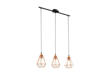 Hanglamp Tarbes 79x17,5cm 3x60W E27