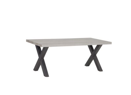 Tafel 185x102cm - meubelplaat - dark forest & black