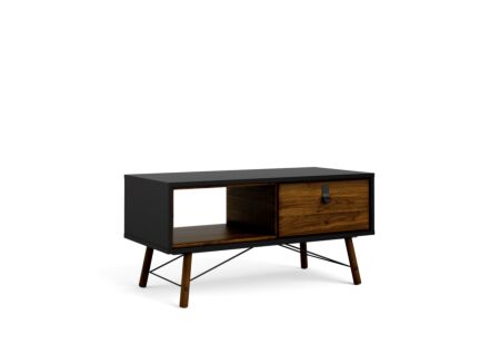 Salontafel Ry zwart met opbergruimte
