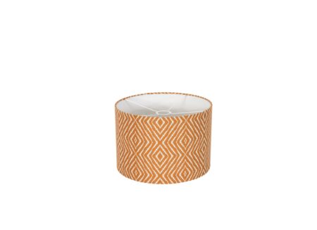 Lampenkap Ø15x20cm - stof - oranje