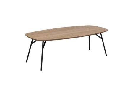 Salontafel 120x60cm - MDF/metaal - bruin
