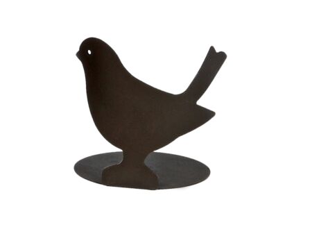 Figuur Vogel H7cm - metaal - zwart