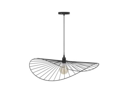 Hanglamp Adelia Ø58cm - staal - zwart