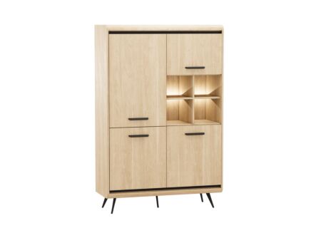 Barkast Piazza 111cm - decor - brushed sand oak nature
