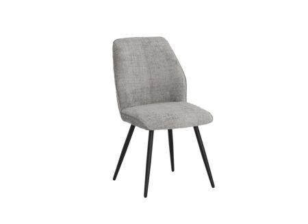 Stoel ST2418  51x64x89cm - stof - grijs