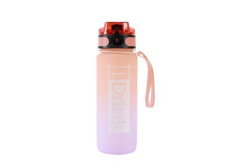 Drinkfles Tritan 75cl - kunststof - oranje & lila