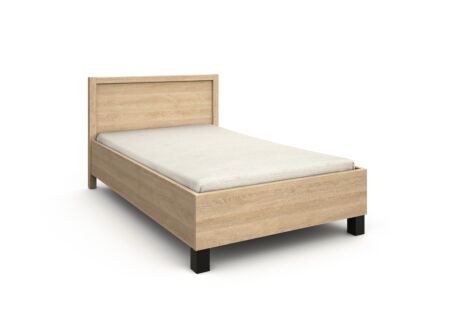Bed Tessa 120x200cm - melamine - zand eik