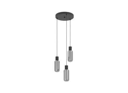 Hanglamp Maione Ø30cm 4W E27 staal zwart