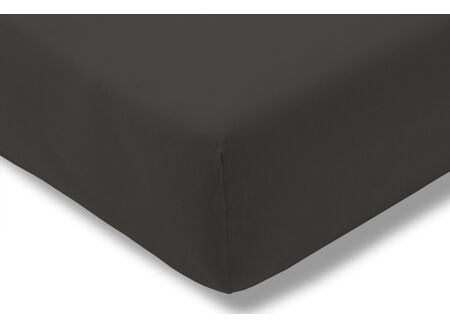 Hoeslaken 90/120x200/220cm jersey katoen antraciet
