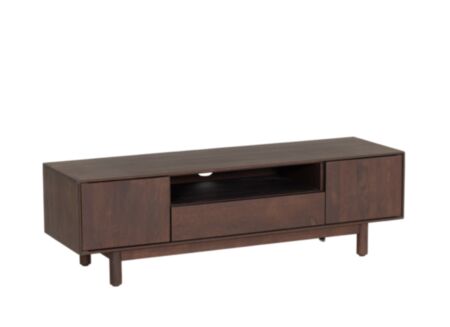 Tv-meubel Fall 150cm - eik massief - bruin