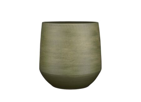 Bloempot Evora H39cm - terracotta - groen