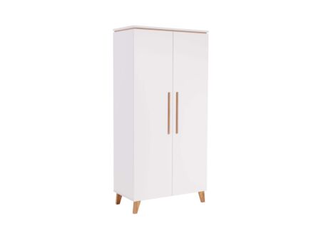 Kleerkast Vito Mira 95cm - decor - wit