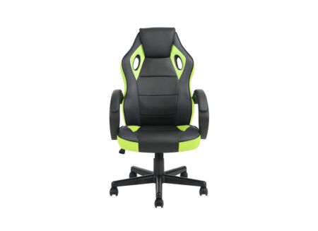 Gamestoel Mike zwart groen