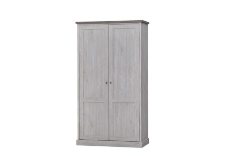 Kleerkast Eline 118cm - decor - white oak/autumn oak
