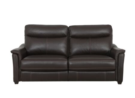 Zetel Wise 2,5-zit - leder - walnut