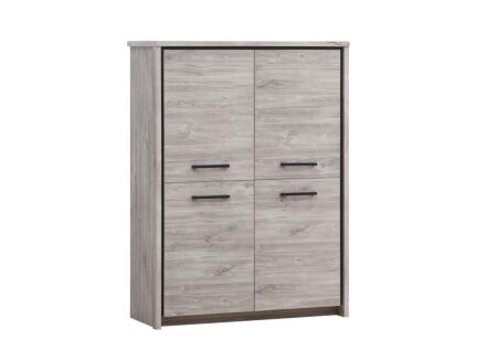 Barkast Elias 120cm  decor - grijze eik