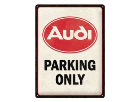Plakkaat Audi 40x30cm - metaal - multicolor