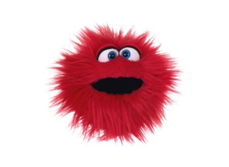 Handpop Twaddle H20cm - polyester - rood