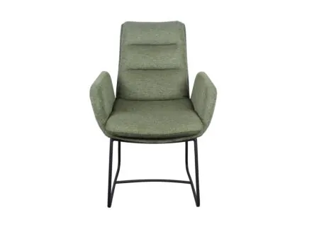 Chaise Crux 67x62x93cm - tissu - vert