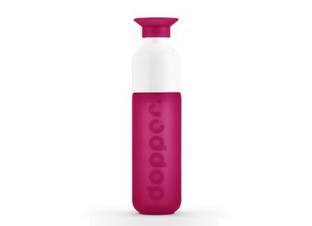 Drinkfles Dopper 45 cl - Kunststof - Fuchsia