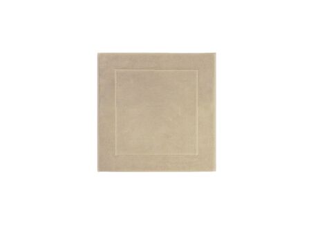 Badmat Londen 60x60cm - katoen - almond