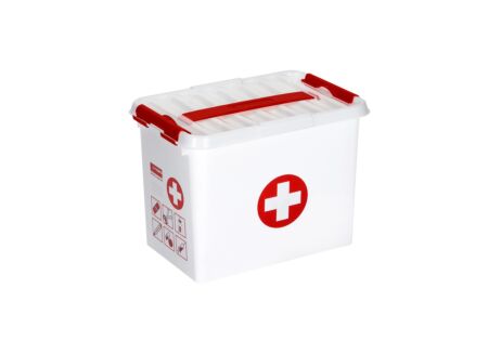 Opbergbox Q Line First aid 30x20x22cm