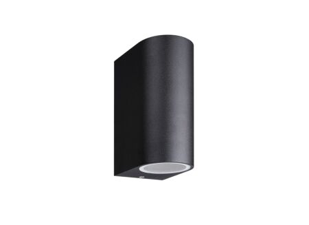Wandlamp zwart 35W GU10