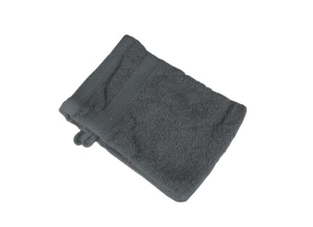 Washandje 15x21cm anthracite grey set van 2