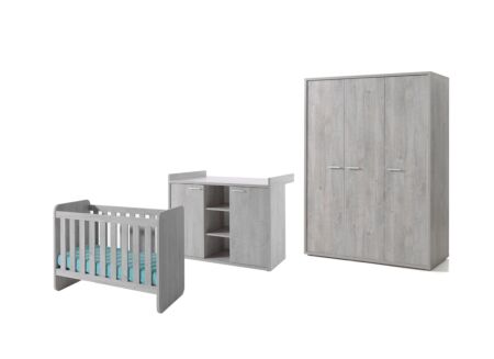 Babykamer Vic met 3-deurs kast