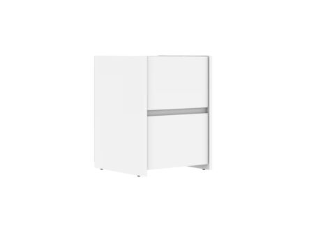 Nachtkastje Mosaik 40x40x54cm - decor - wit