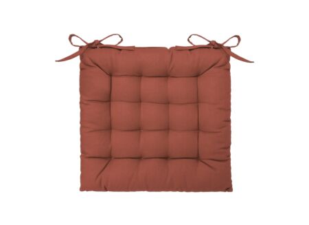 Stoelkussen 38x38cm terracotta