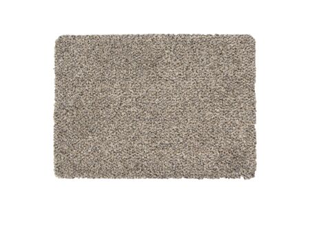 Deurmat Absorb 85x55cm katoen beige grijs