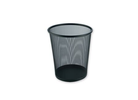 Papiermand Dusk Ø29x35cm - mesh - zwart