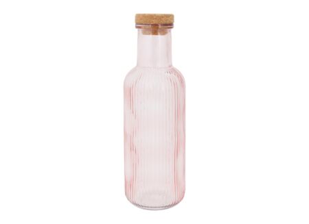 Waterfles Raya 1L - glas - roze