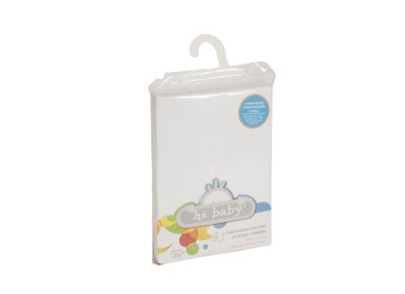 Matrasbeschermer waterdicht 60x120cm - molton - wit