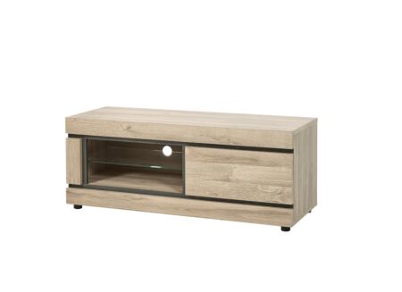 Tv-meubel Marnix 130cm - meubelplaat - bruin