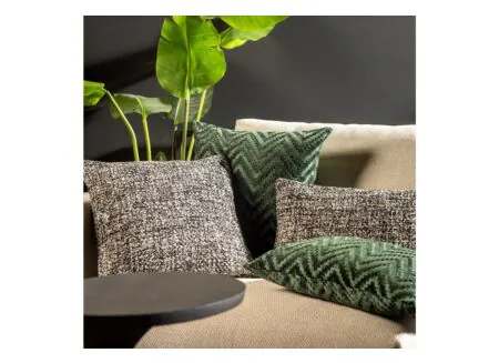 Foto ambiance - Coussin Philippe 50x30cm - coton & polyester - raven