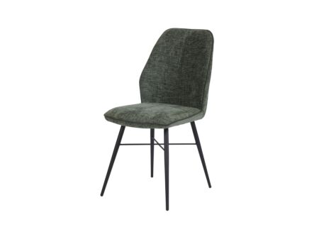 Stoel 45x50x91cm - stof - groen