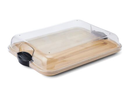 Serveerplank Build A Board 27,9x35,5cm - bamboe & kunststof - naturel