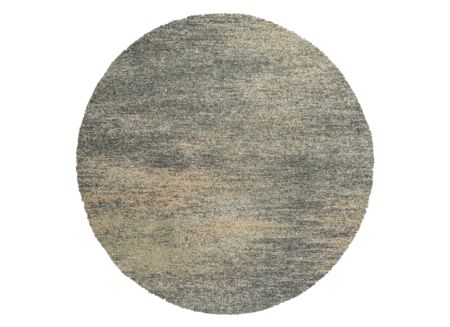 Rond tapijt Medusa Ø200cm - heatset polypropyleen - grijs & beige