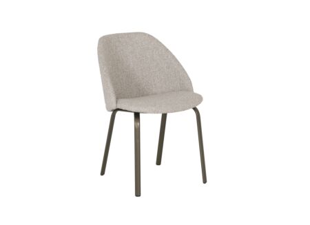 Stoel Sofia 55x59,5x81cm - polyestervezel - beige