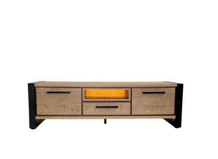 Tv-meubel Cronos 150cm - decor eik - naturel