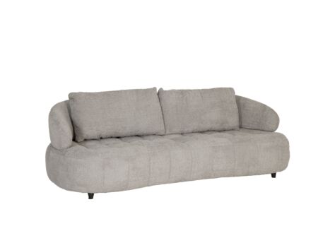 Zetel Lepanto 2,5-zit - stof - silver grey