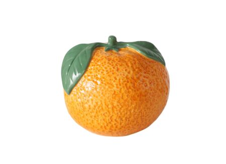 Vaas Appelsien H12,8cm - keramiek - oranje