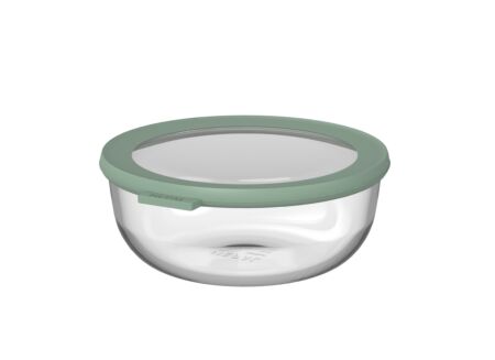 Bewaardoos Cirqula 1250ml Mepal - glas - nordic sage