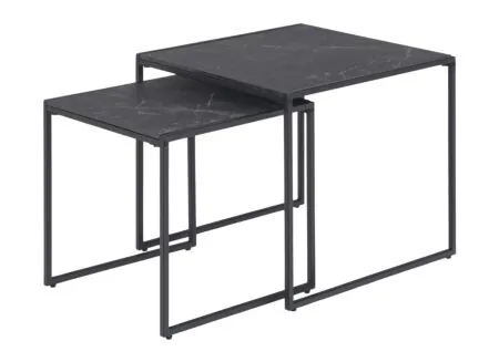 Bijzettafel 50x50cm, set van 2