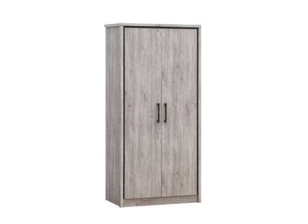 Kleerkast Elias 100cm - decor - grijze eik