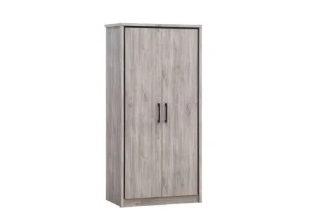 Kleerkast Elias 100cm - decor - grijze eik
