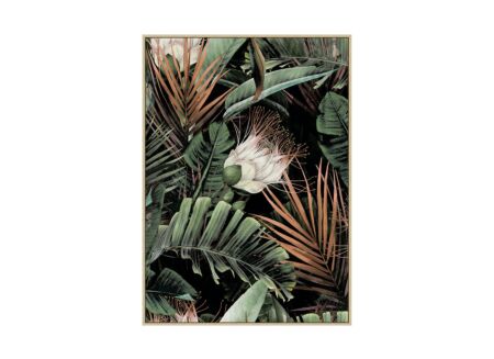 Print op canvas Floreal 100x140cm