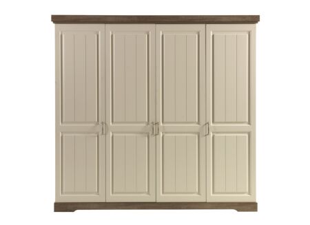 Kleerkast 230cm - decor - truffel/porcelein
